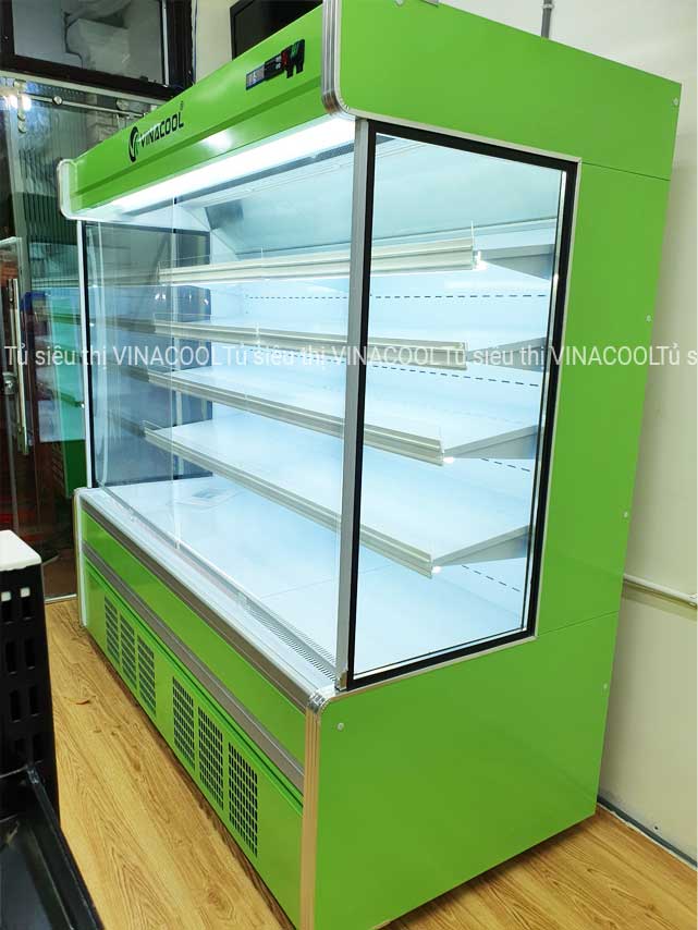 tủ bảo quản rau củ quả 2m vuông xanh