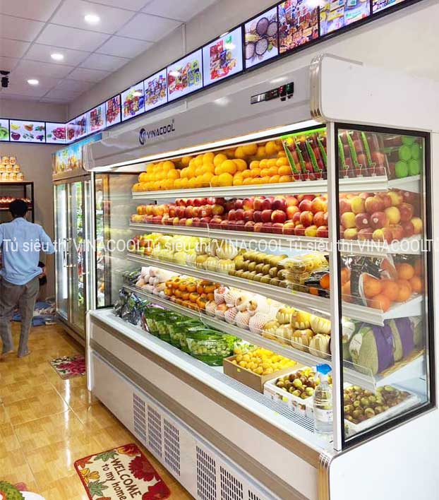 tủ siêu thị trường phát