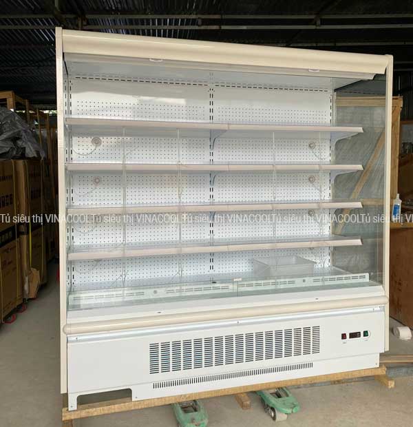tủ siêu thị có rèm kéo Vinacool