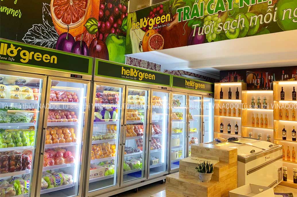 tủ mát 3 cánh có sấy kính