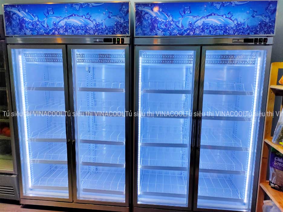 Tủ mát bảo quản thực phẩm Vinacool 2 cánh