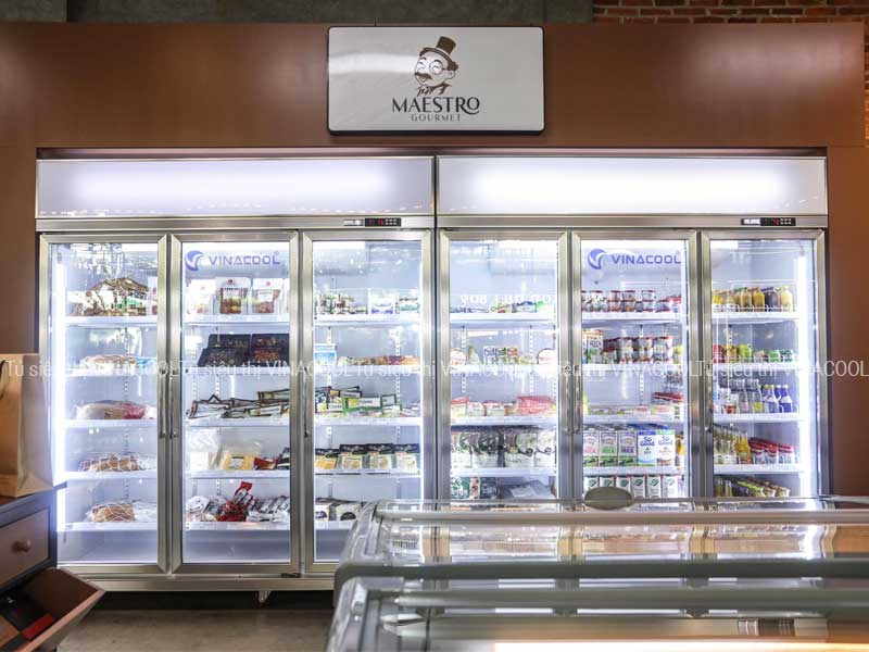 tủ mát 3 cánh giàn đồng