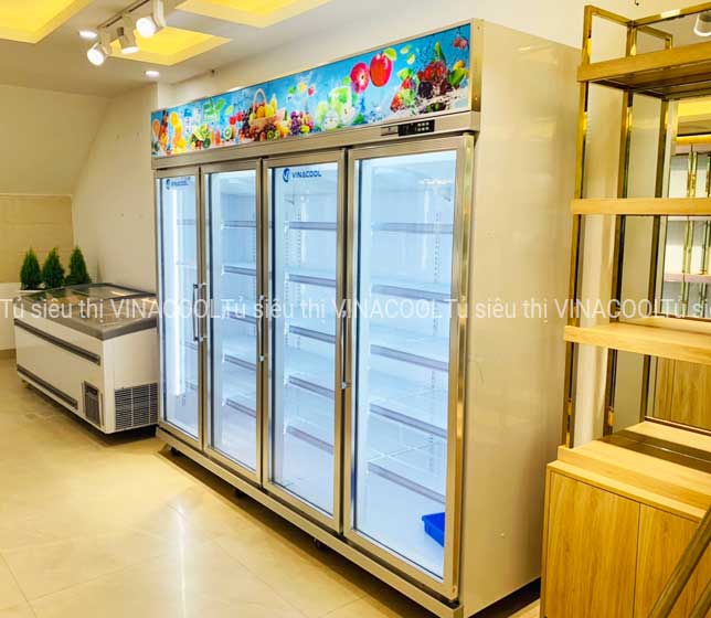 tủ 4 cánh kính 2000 lít